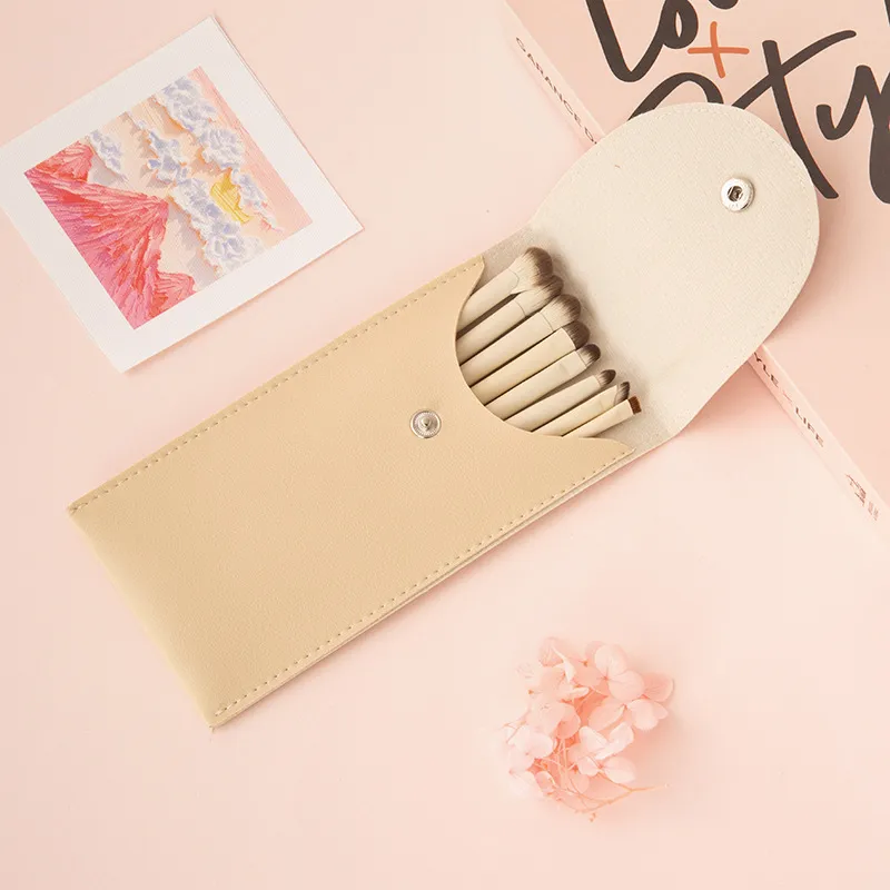 8-Pcs Eye Makeup Brush Set with Case – Soft Bristles, High-Quality Eyeshadow & Blending Brush Kit - 图片 6